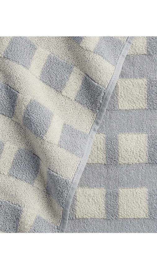 Capri Check Beach Towel in Blue - Parachute - Modalova