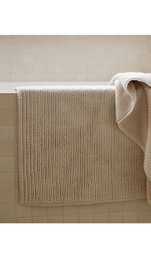 Soft Rib Tub Mat in Beige - Parachute - Modalova