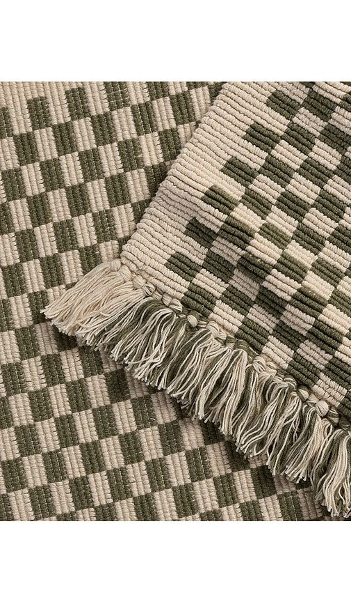Checkered Bath Tub Mat in Multi - Parachute - Modalova