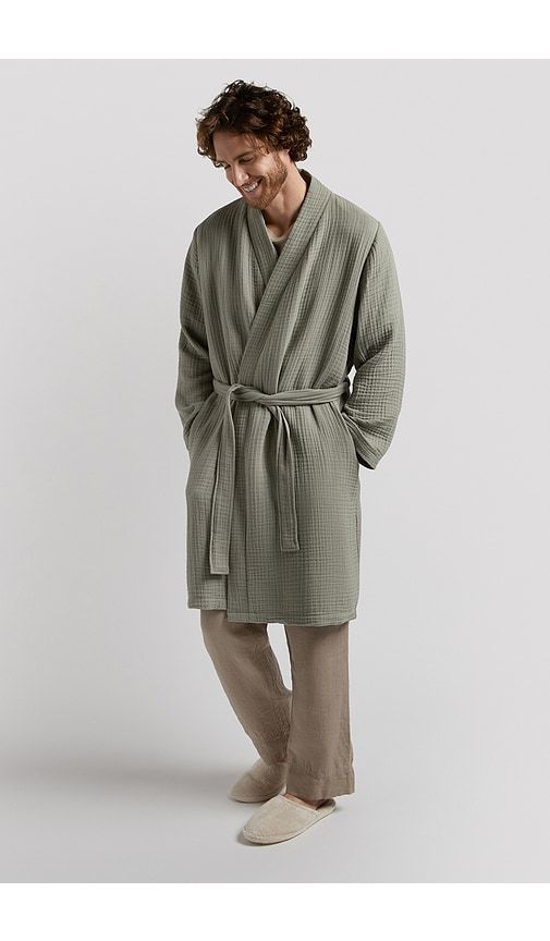 Cloud Cotton Robe in Green. - size S (also in ) - Parachute - Modalova