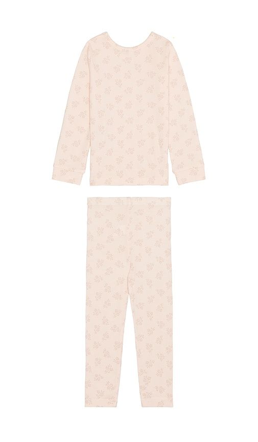 Kids Modal Pajama Set in Pink. - size 12-18M (also in 18-24M, 2-3Y) - QUINCY MAE - Modalova