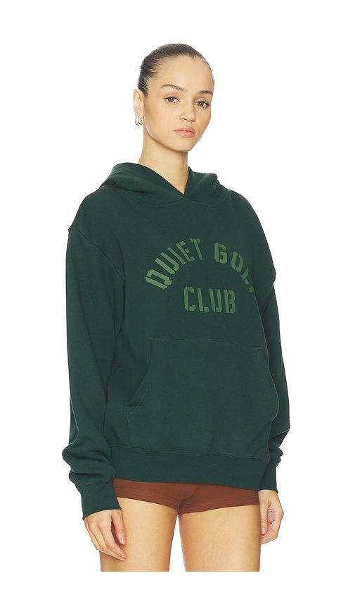 Stencil Hoodie in Dark Green. - size L (also in XL/1X) - Quiet Golf - Modalova