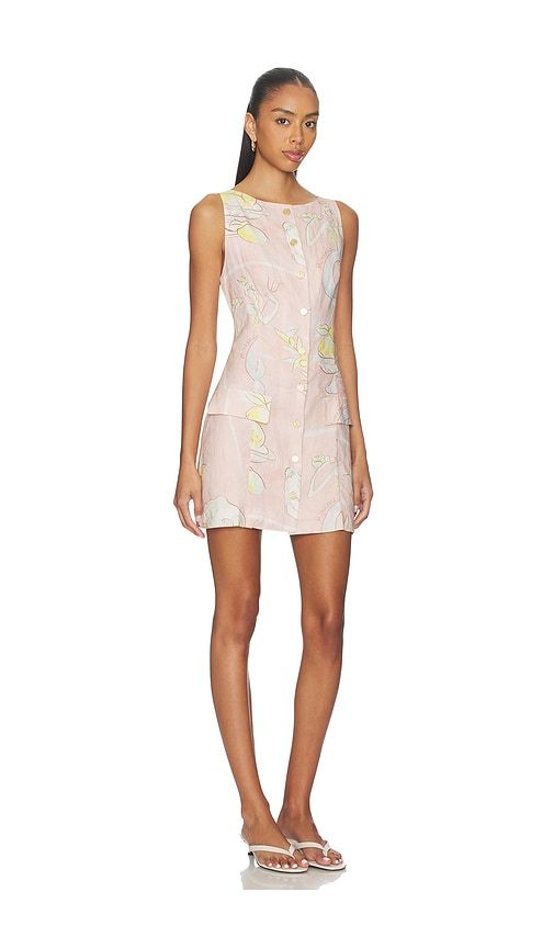 Ophelia Mini Dress in Pink. - size M (also in S, XL, XS) - ROAME. - Modalova