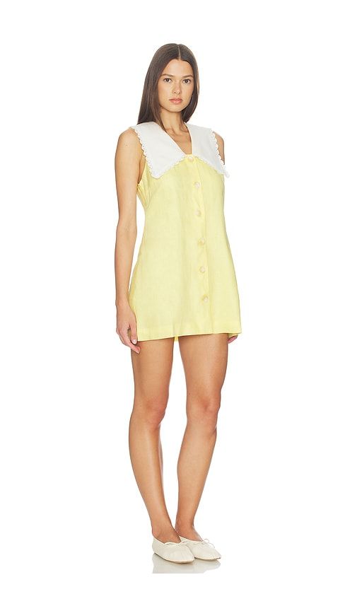Valentina Mini Dress in Yellow. - size L (also in S) - ROAME. - Modalova