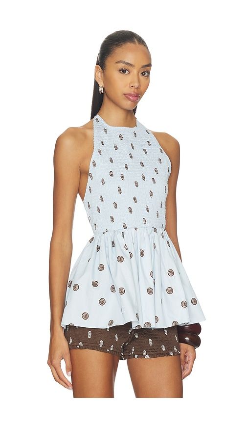 Wren Halter Top in Blue. - size L (also in M, XL) - ROAME. - Modalova