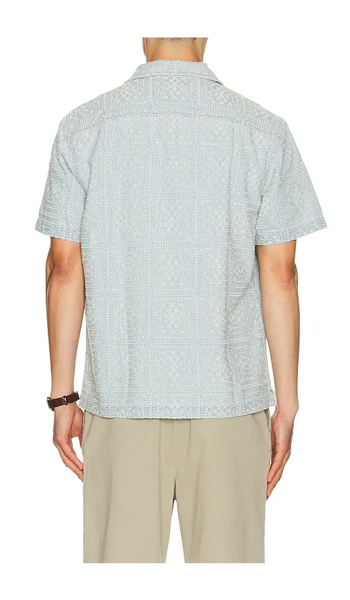 Tyler Camp Collar Shirt in Blue. - size M (also in S, XL/1X) - Rails - Modalova