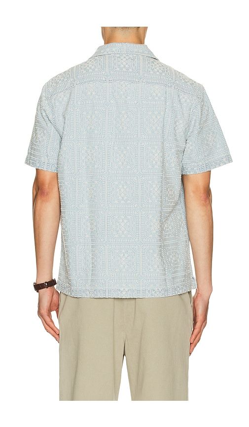 Tyler Camp Collar Shirt in Blue. - size S (also in M, XL/1X) - Rails - Modalova