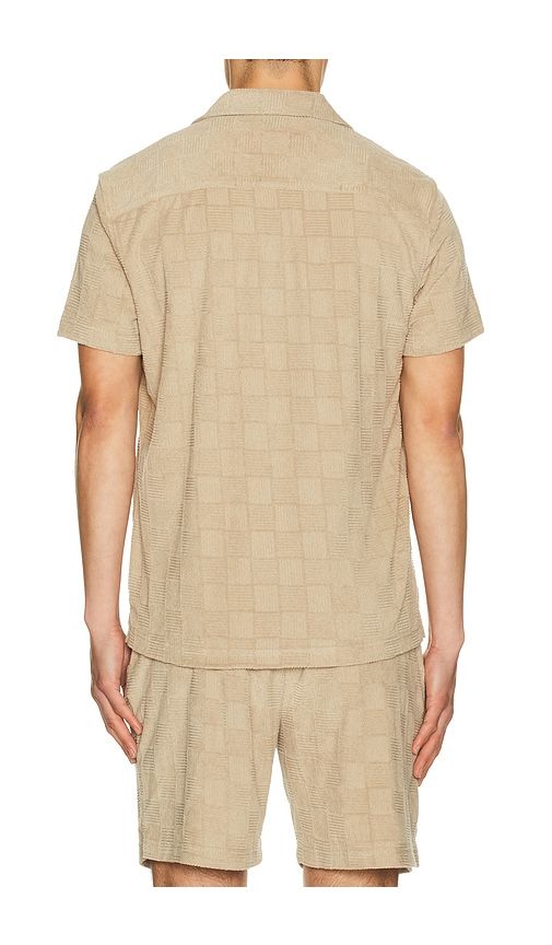 Maverick Camp Collared Shirt in Beige. - size L (also in M, S, XL/1X) - Rails - Modalova