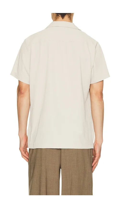 Amalfi Camp Collared Shirt in Grey. - size L (also in S, XL/1X) - Rails - Modalova