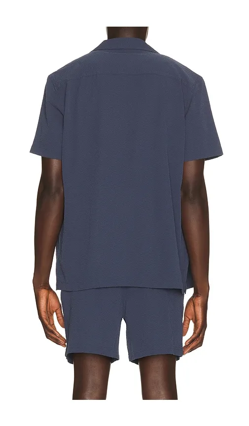 Amalfi Short Sleeve Shirt in Blue. - size M (also in S) - Rails - Modalova