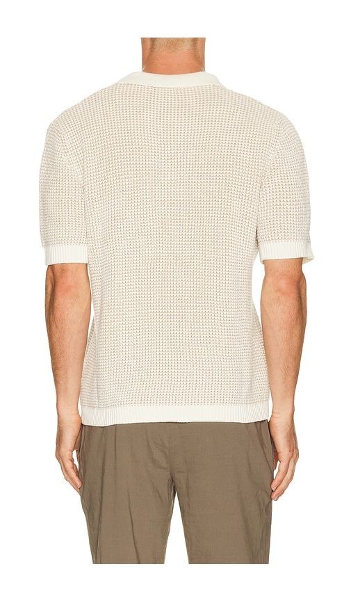 Pearson Knitted Polo in Cream. - size L (also in M, XL/1X) - Rails - Modalova