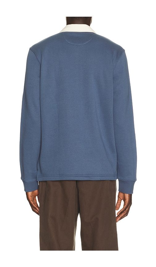Wright Long Sleeve Polo in Blue. - size L (also in M, S, XL/1X) - Rails - Modalova