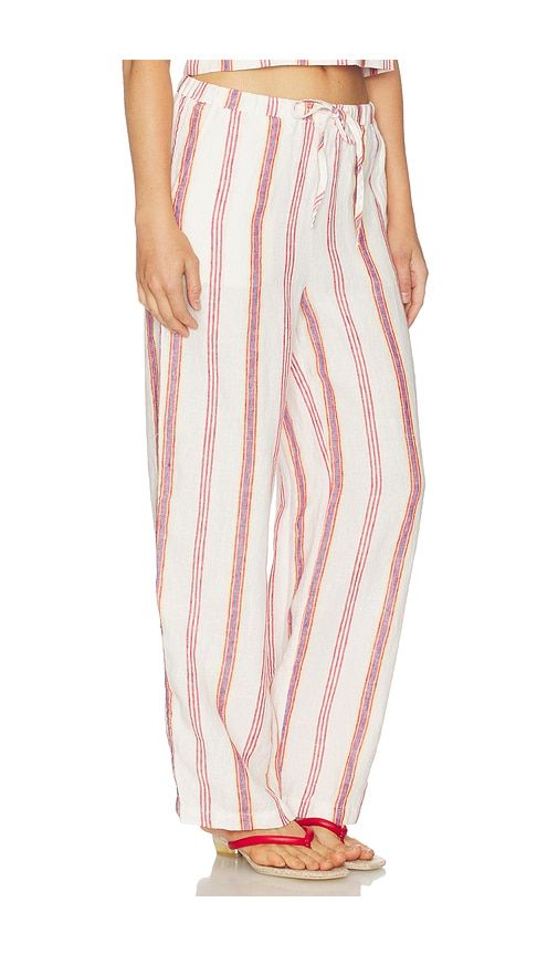 X Giadzy Emmie Pant in White,Red. - size L (also in M) - Rails - Modalova
