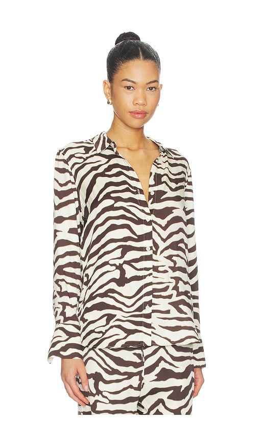 Saige Top in Brown,Cream. - size S (also in XS) - Rails - Modalova