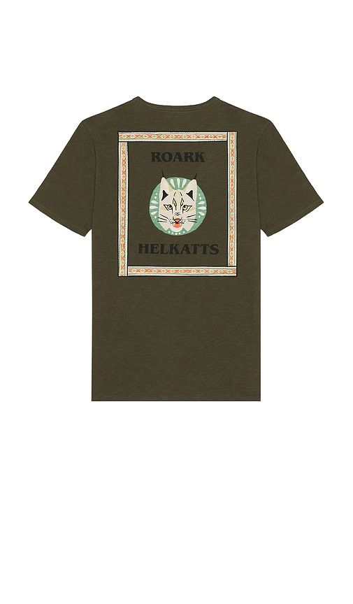 Helkatts Organic Tee in Army. - size L (also in M, S) - ROARK - Modalova