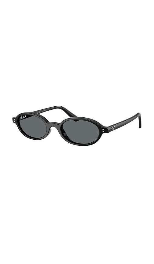 Ray-Ban Oval Sunglasses in Black - Ray-Ban - Modalova