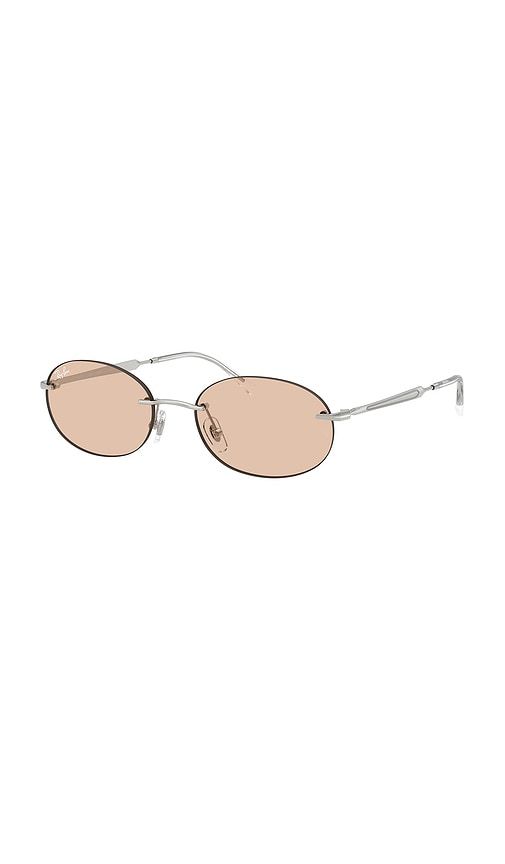 Oval Sunglasses in Metallic - Ray-Ban - Modalova