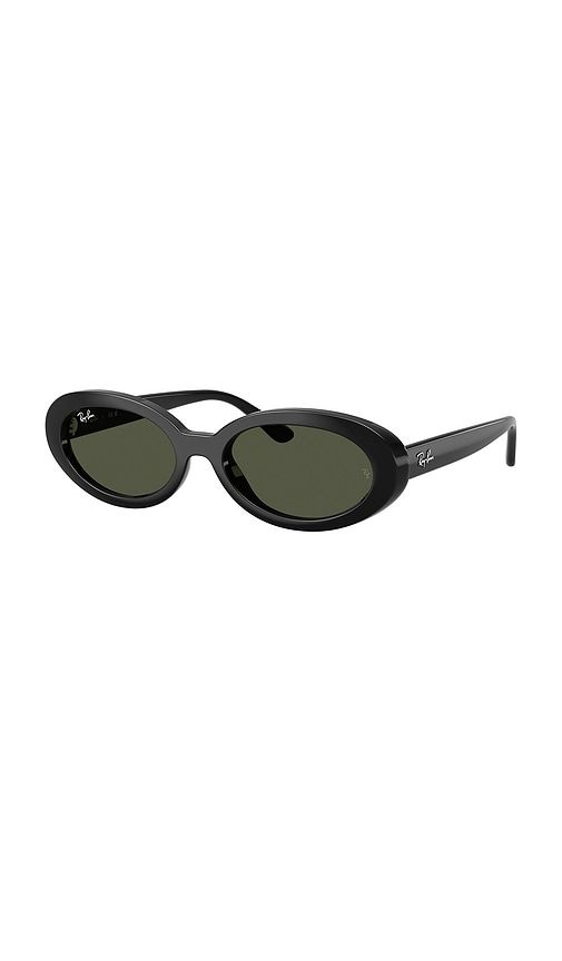 Ray-Ban Oval Sunglasses in Black - Ray-Ban - Modalova