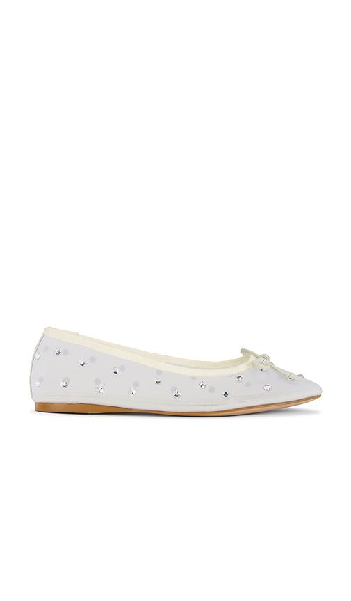 Cami Flat in White. - size 10 (also in 6, 6.5, 7, 8, 8.5, 9) - RAYE - Modalova