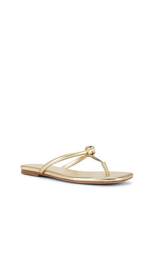 Aarav Sandal in Metallic Gold. - size 6.5 (also in 8) - RAYE - Modalova