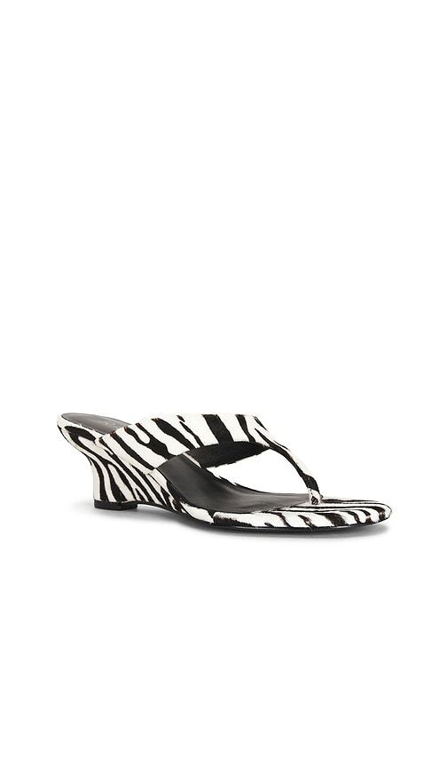 Aylin Wedge in Black & White. - size 10 (also in 5.5, 6, 6.5, 7, 7.5, 8, 8.5, 9, 9.5) - RAYE - Modalova