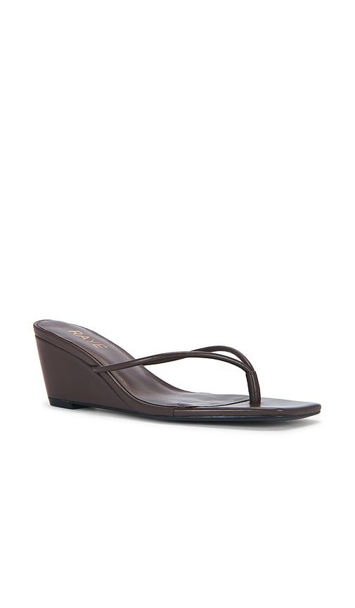 Livy Wedge in Chocolate. - size 10 (also in 7.5, 8.5, 9.5) - RAYE - Modalova