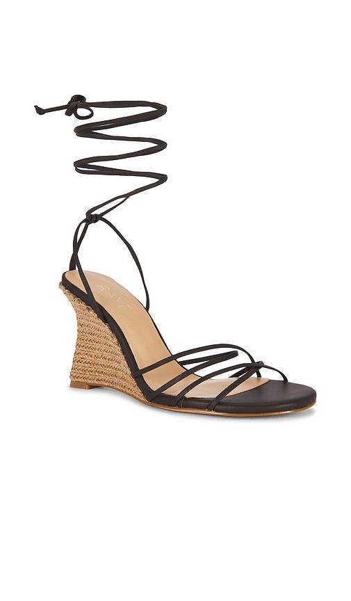 Nayla Wedge in Chocolate. - size 10 (also in 6, 6.5, 7, 7.5, 8, 8.5, 9, 9.5) - RAYE - Modalova