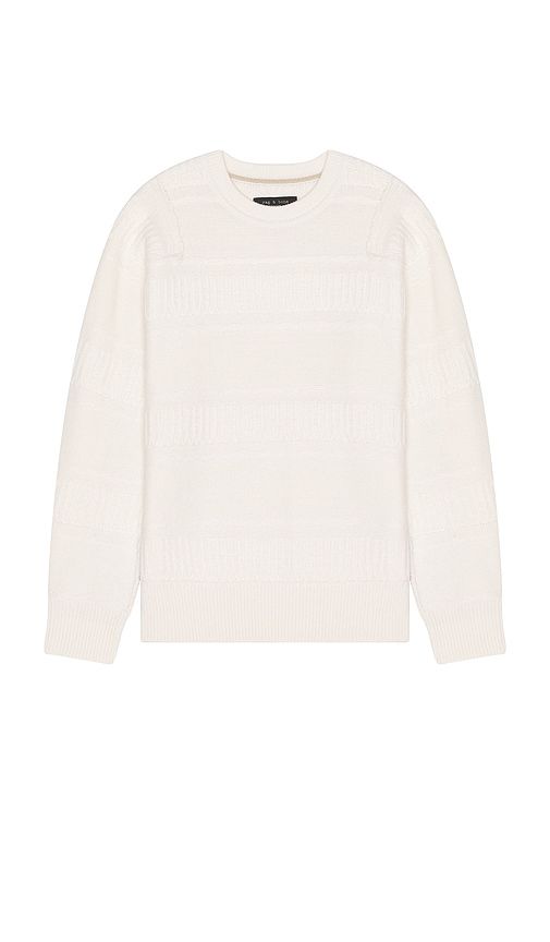 Colton Wool Crew Neck Sweater in Cream. - size L (also in XL/1X) - Rag & Bone - Modalova