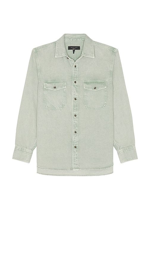 Denim Shirt in Grey. - size L (also in M, S, XL/1X) - Rag & Bone - Modalova