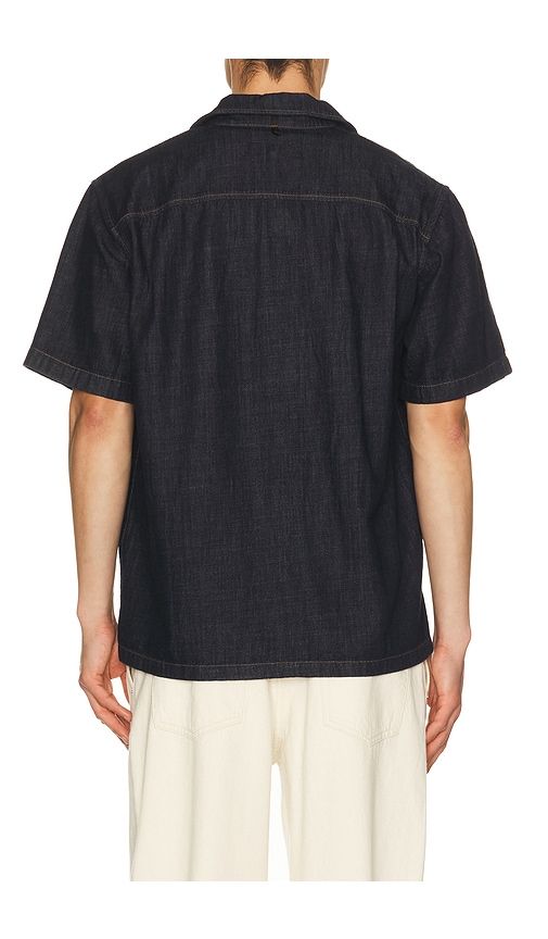 Denim Resort Shirt in Navy. - size L (also in M, S, XL/1X) - Rag & Bone - Modalova