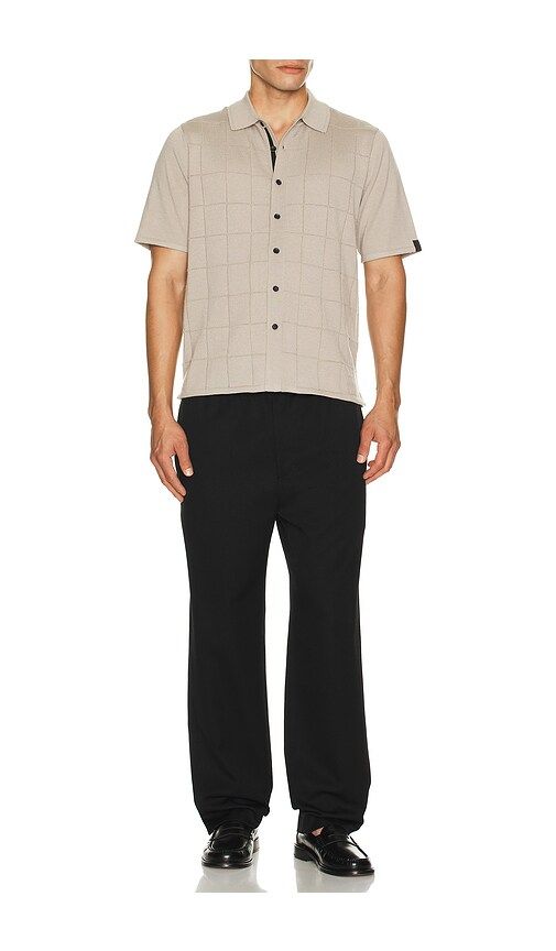 Window Pane Dalton Knitted Shirt in Brown. - size S (also in XL/1X) - Rag & Bone - Modalova