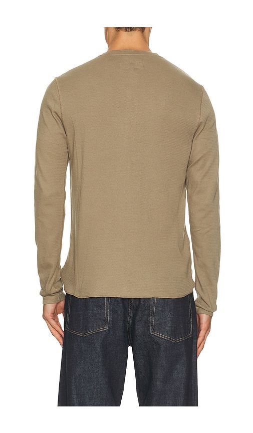 Classic Textured Knit Henley in Brown. - size L (also in M, S, XL/1X) - Rag & Bone - Modalova