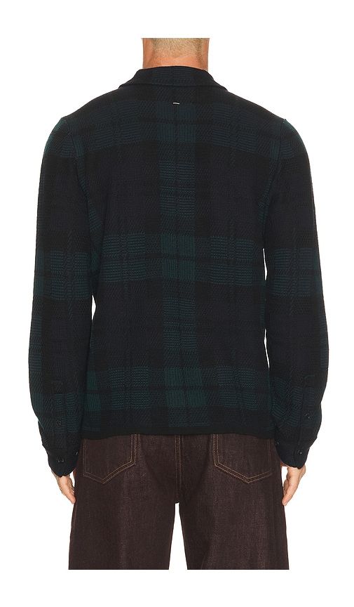 Knit Plaid Dalton Shirt in Black. - size L (also in M, S, XL/1X) - Rag & Bone - Modalova