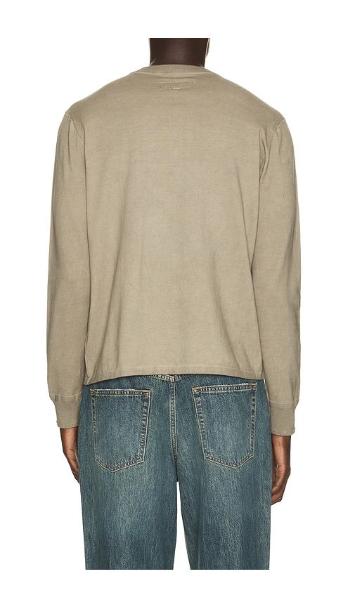 Washed Supima Henley in Grey. - size L (also in M, S, XL/1X) - Rag & Bone - Modalova