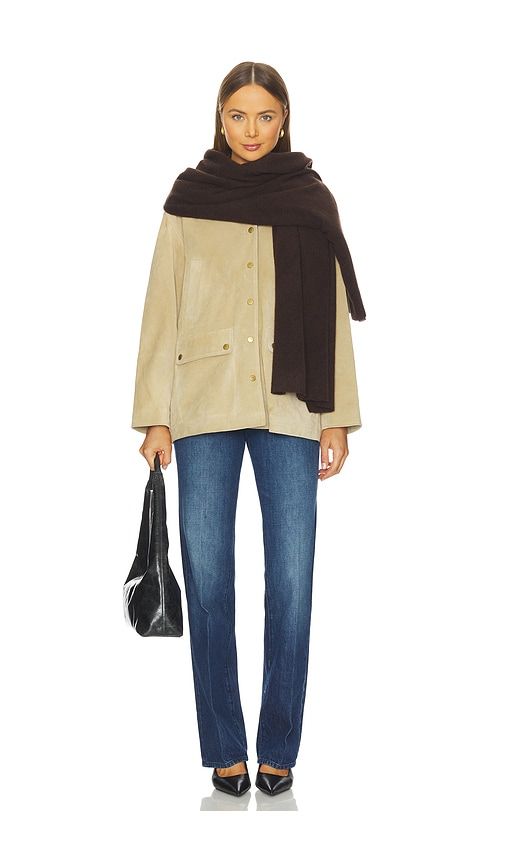 Rag & Bone Joni Scarf in Brown - Rag & Bone - Modalova