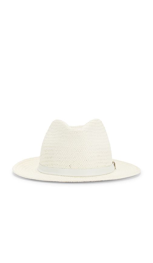 Packable Straw Fedora Hat in Neutral. - size M/L (also in S/M) - Rag & Bone - Modalova