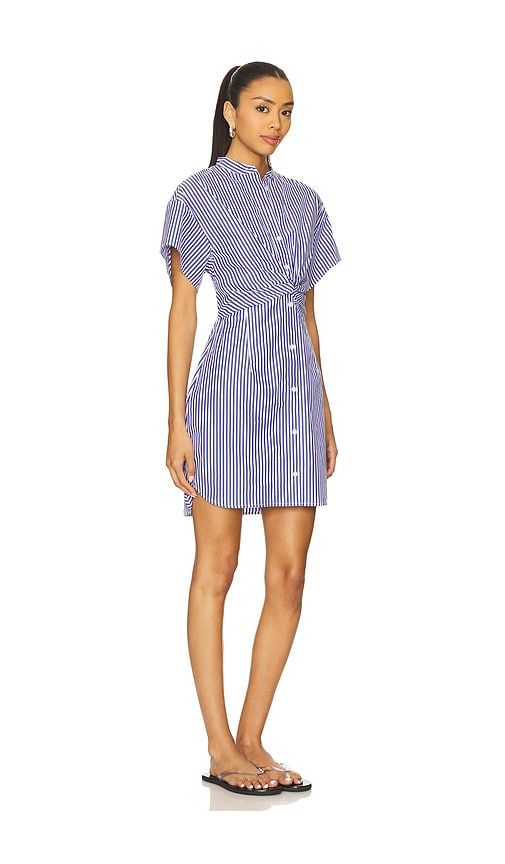 Gretchen Stripe Poplin Dress in Navy. - size 0 (also in 2, 4, 8) - Rag & Bone - Modalova