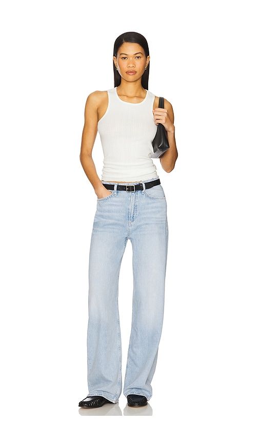 Featherweight Logan Mid Rise Wide Leg Jeans in . Taglia 32. Also in 33 - Rag & Bone - Modalova