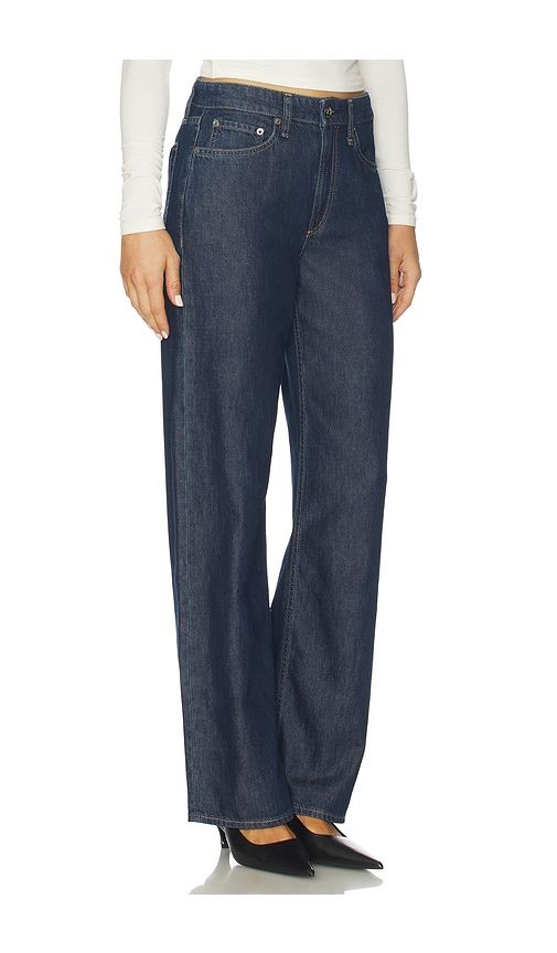 Featherweight Logan Wide Leg Jeans in Blue. - size 26 (also in 32) - Rag & Bone - Modalova