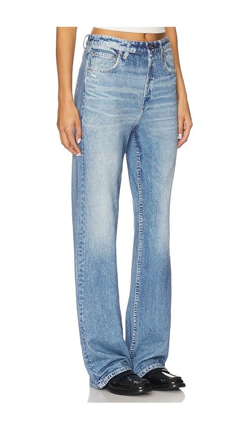 Rb Miramar Terry Shea Straight Pant Jeans in Blue. - size 24 (also in 26, 27, 30, 31, 34) - Rag & Bone - Modalova