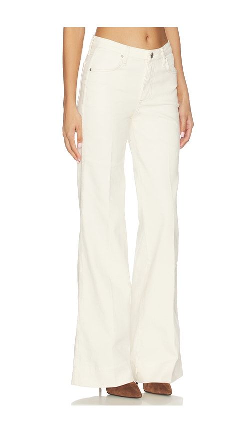 Ruby Flare Trouser Pants in Cream. - size 25 (also in 27, 28, 32, 33, 34) - Rag & Bone - Modalova