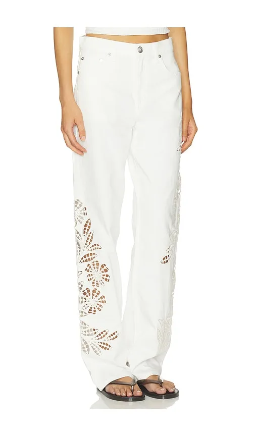 Shea Full Straight Jeans in White. - size 24 (also in 31) - Rag & Bone - Modalova