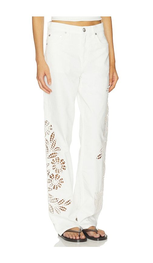 Shea Full Straight Jeans in White. - size 29 (also in 31) - Rag & Bone - Modalova