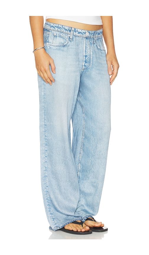 Rb Miramar Slink Wide Leg Pull On Jeans in Blue. - size M (also in S) - Rag & Bone - Modalova