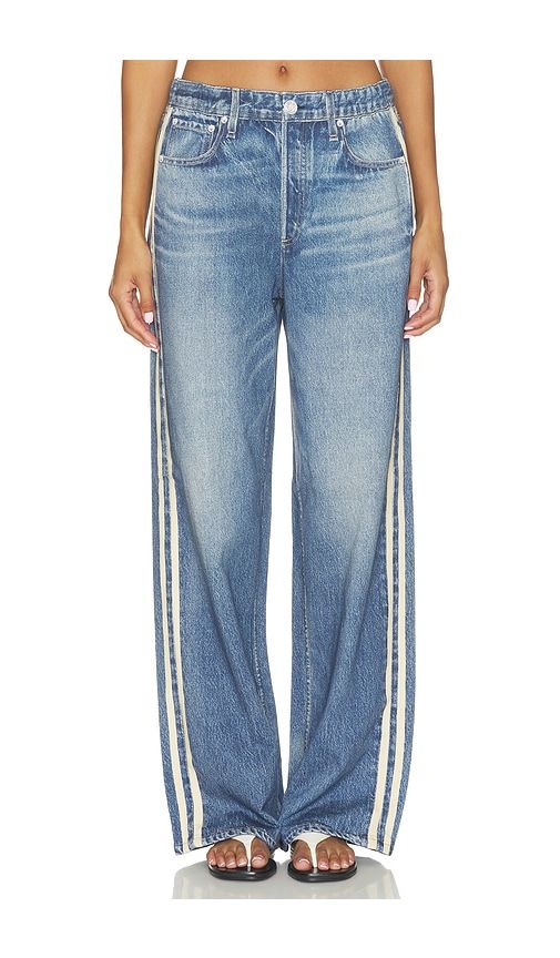 Miramar Terry Track Pant Pull On in Blue. - size L (also in M) - Rag & Bone - Modalova
