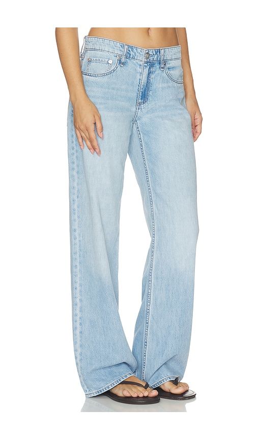 Featherweight Cam Low Rise Full Straight Jeans in Blue. - size 32 (also in 33, 34) - Rag & Bone - Modalova