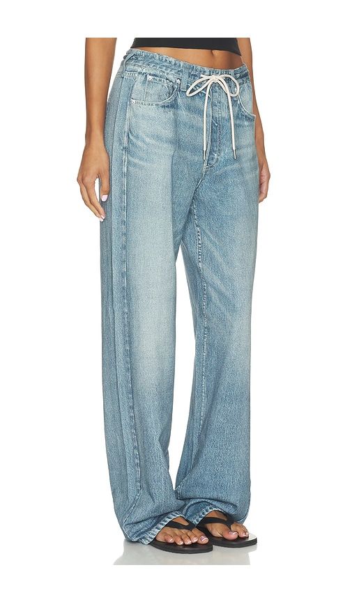 Miramar Terry Wide Pant in Blue. - size S (also in XS, XXS) - Rag & Bone - Modalova