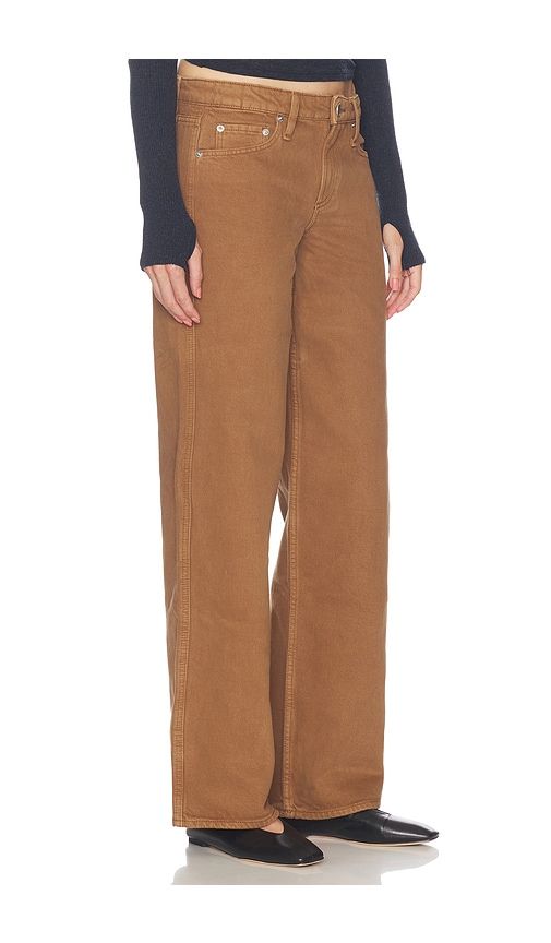 Cam Low Rise Full Length Straight Jeans in Brown. - size 23 (also in 24, 25, 26, 27, 28, 29, 30, 31, 32, 33, 34) - Rag & Bone - Modalova