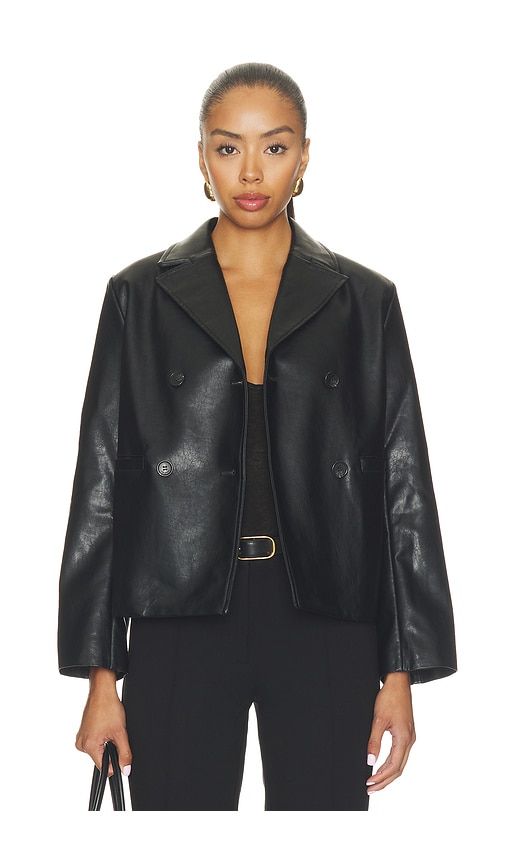 Finley Faux Leather Coat in . - size 0 (also in 10, 2, 4, 6, 8) - Rag & Bone - Modalova