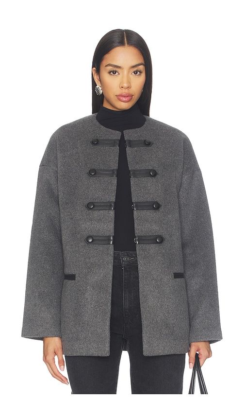 Stefan Regalia Coat in Grey. - size L (also in M, S, XS) - Rag & Bone - Modalova